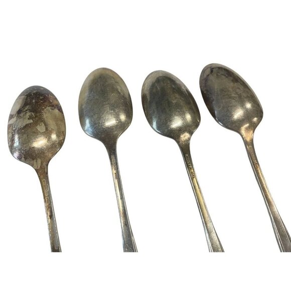 Iced Tea Spoon Remembrance Gorham Silver (Silverplate 1930) Set of 4 - Picture 4 of 6